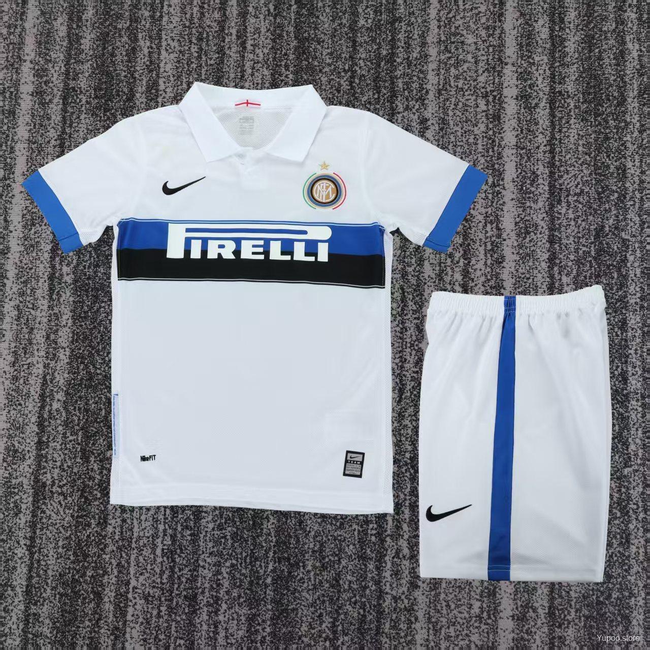 Equipamento Criança Retro Inter de Milão Alternativo 09/10