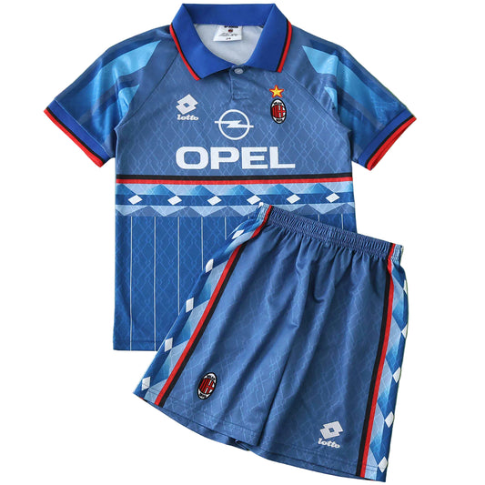 Equipamento Criança Retro AC Milan Quarta 95/96