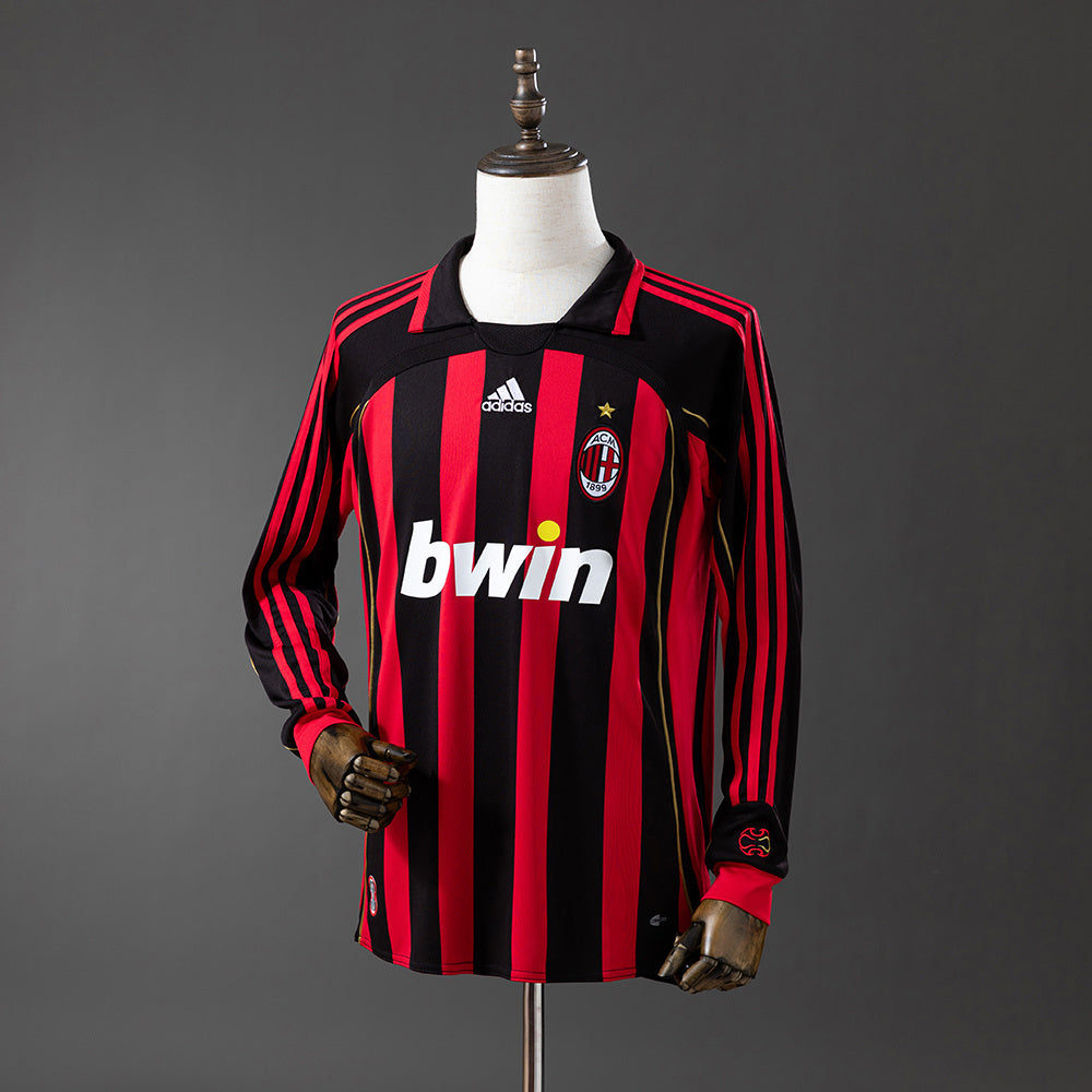 Retro AC Milan Principal 06/07 Manga Comprida