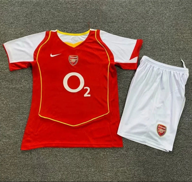 Equipamento Criança Retro Arsenal F.C. Principal 04/05