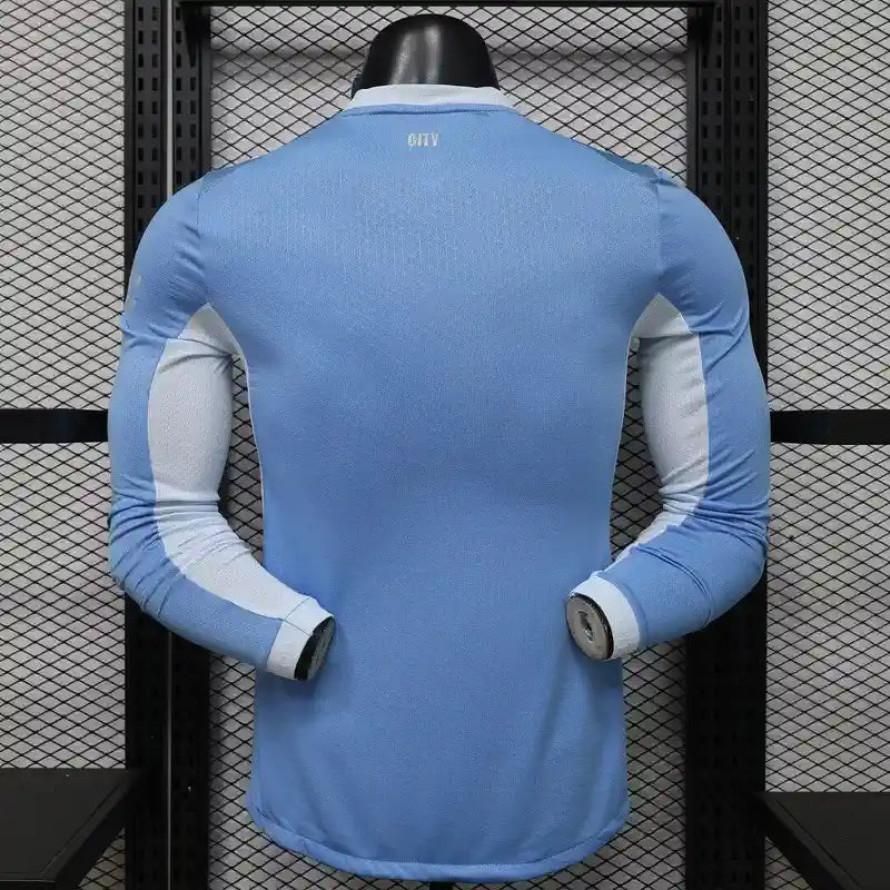 Camisola Manchester City Principal 26/27 Manga Comprida - Versão Jogador
