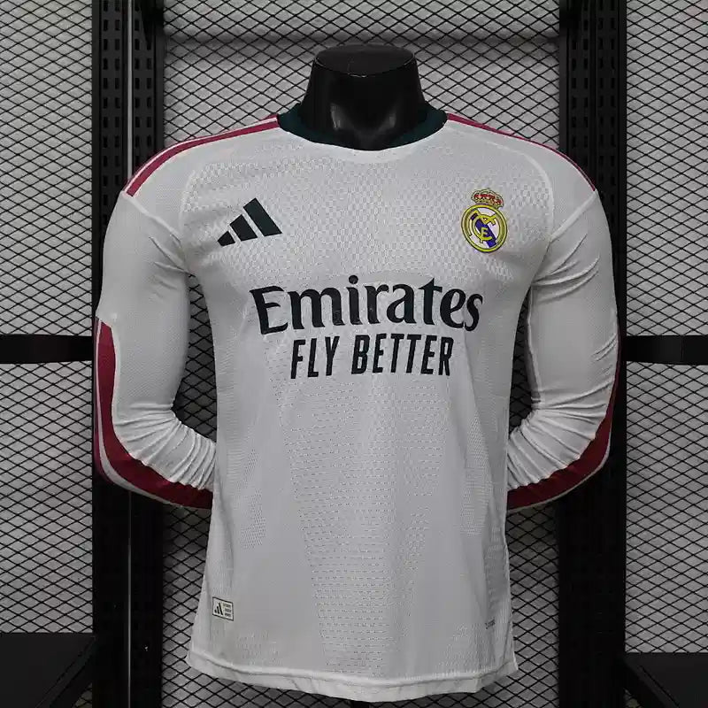 Real Madrid C.F. Principal 26/27 Manga Comprida - Versão Jogador
