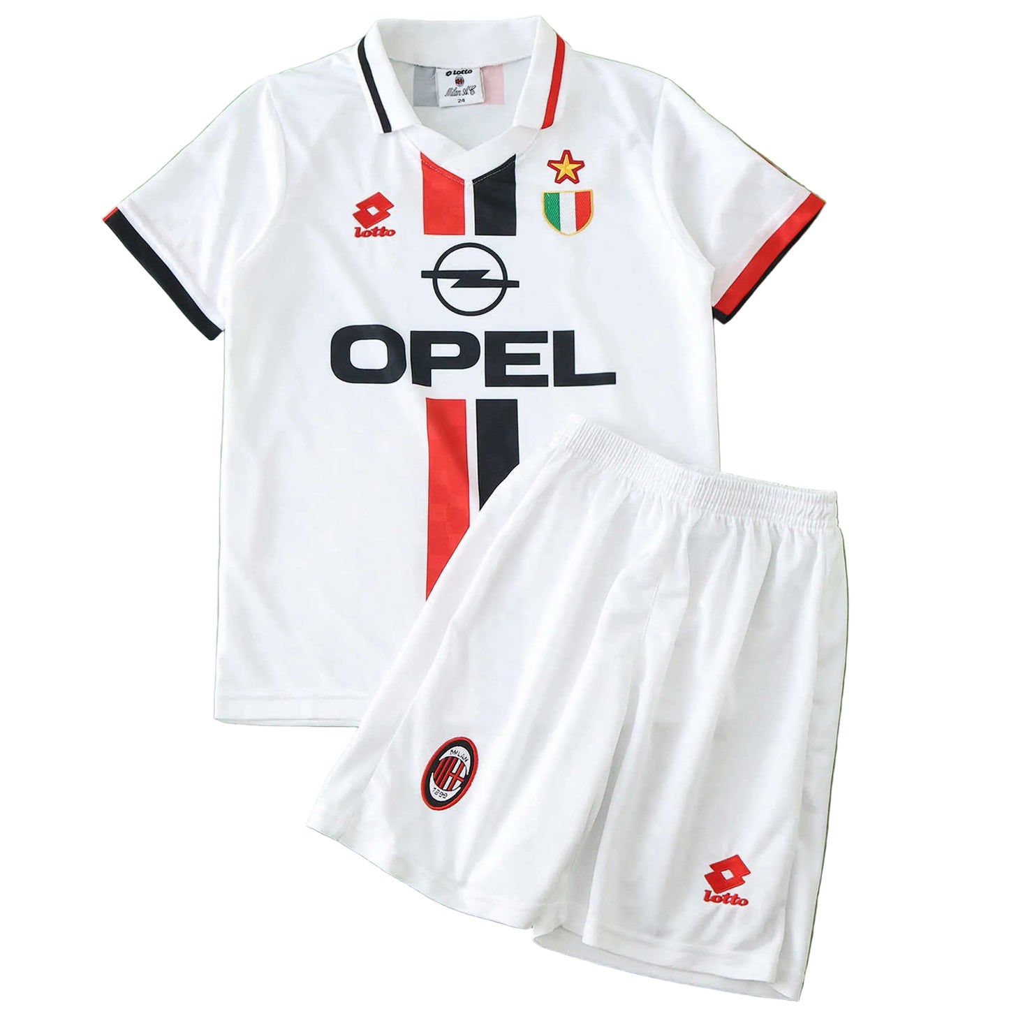 Equipamento Criança Retro AC Milan Alternativo 95/96