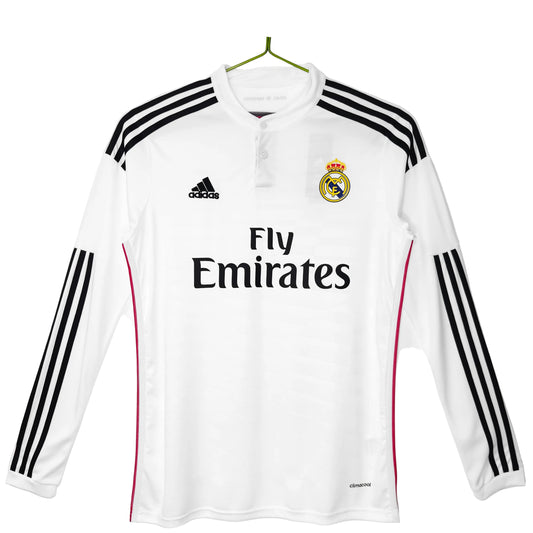 Camisola Retro Real Madrid CF Principal 14/15 Manga Comprida