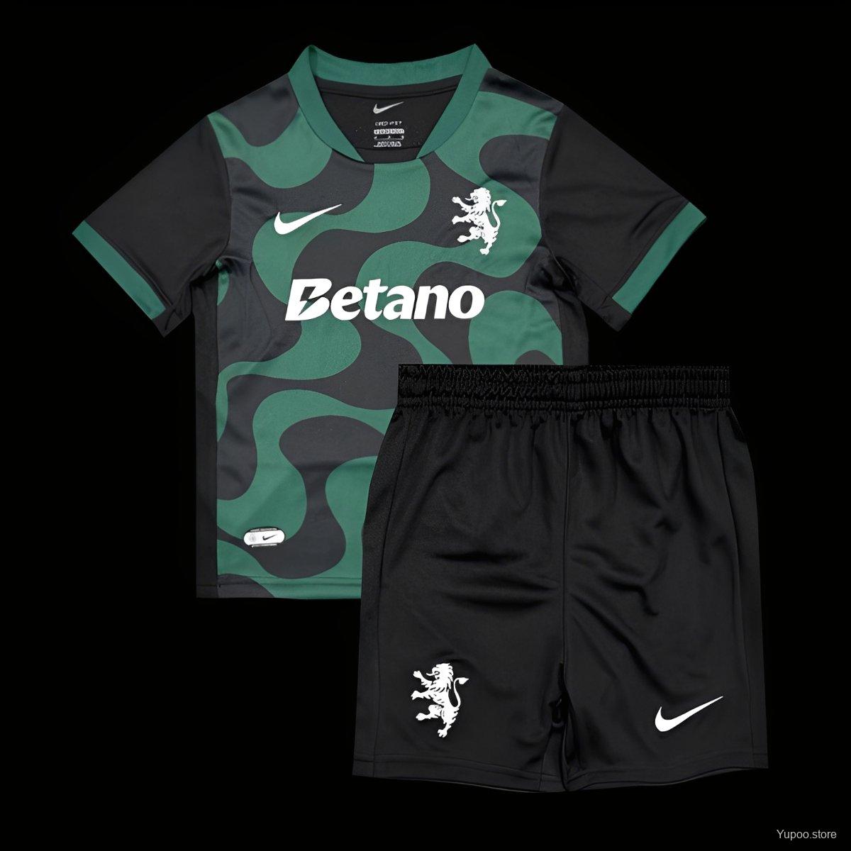 Equipamento alternativo Sporting criança 2025/26