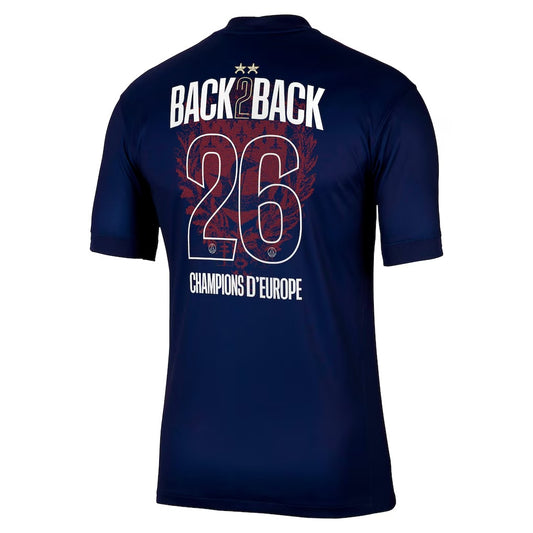 Camisola Paris Saint-Germain Principal 25/26 - Campeões da Europa