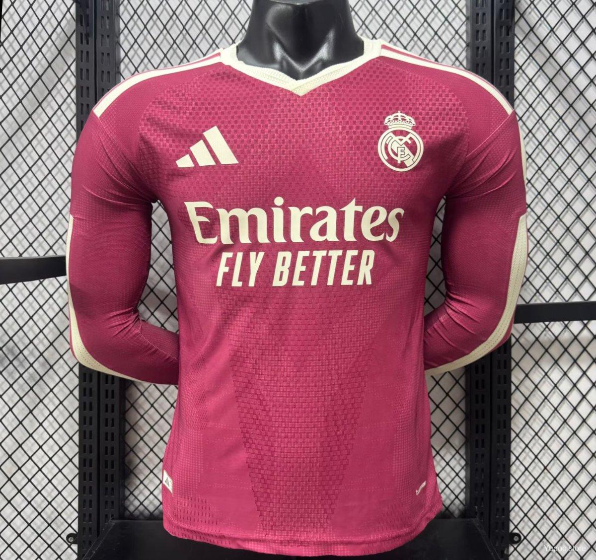Real Madrid C.F. Terceira 26/27 Manga Comprida - Versão Jogador