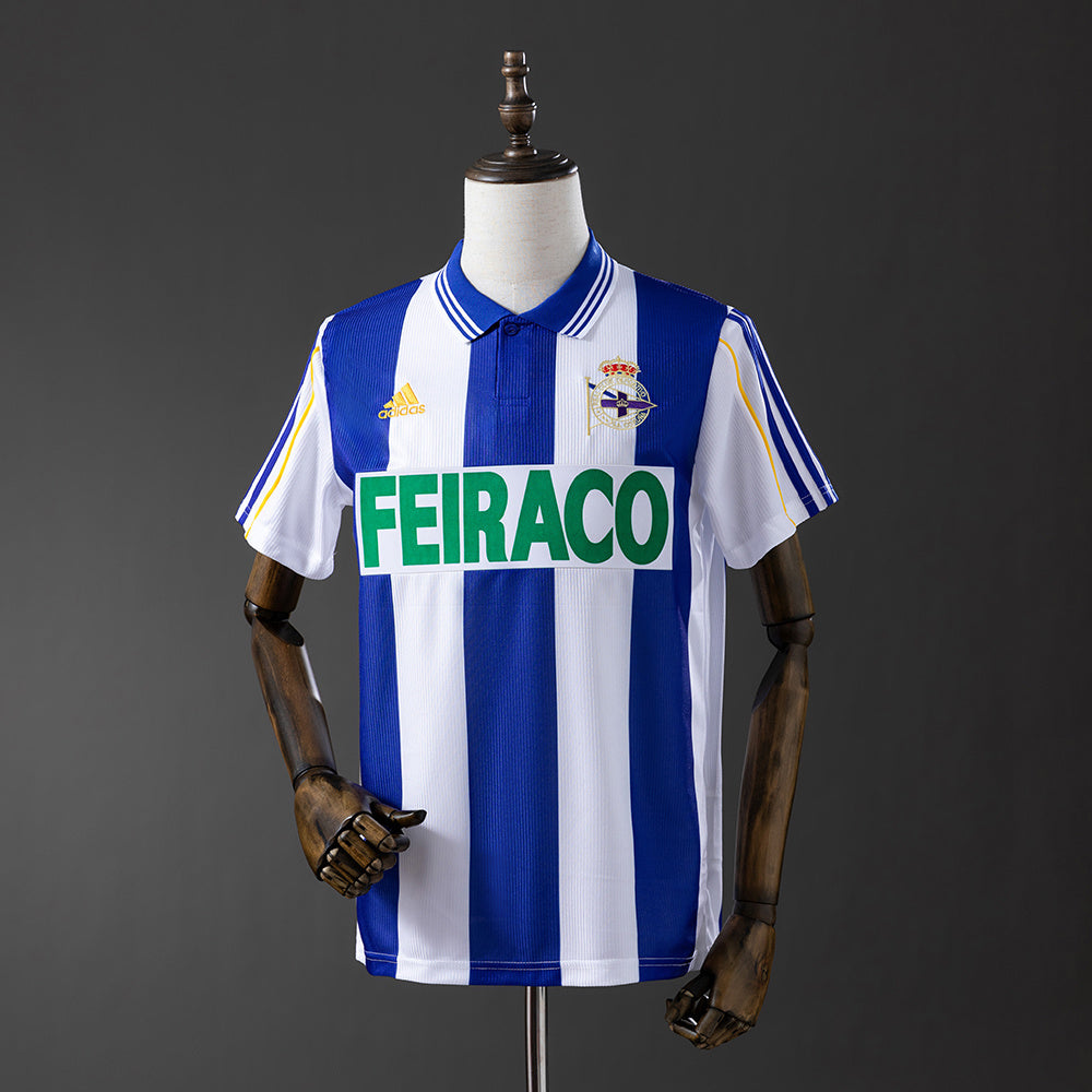 Camisola Retro Deportivo la Coruna Principal 99/00