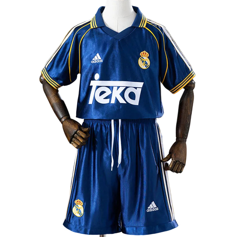 Equipamento Criança Retro Real Madrid CF Terceiro 98/00