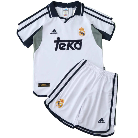 Equipamento Criança Retro Real Madrid CF Principal 00/01