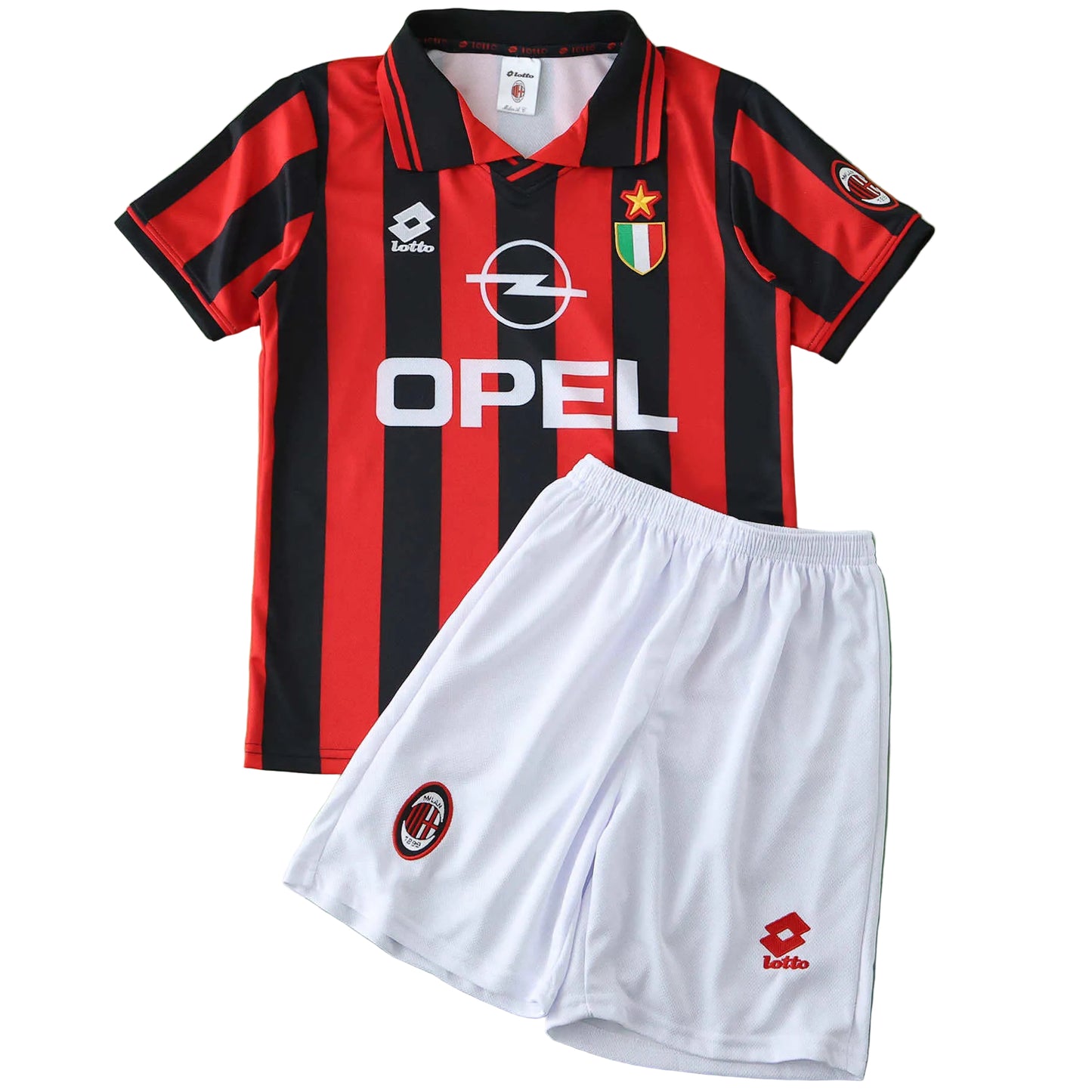 Equipamento Criança Retro AC Milan Principal 96/97