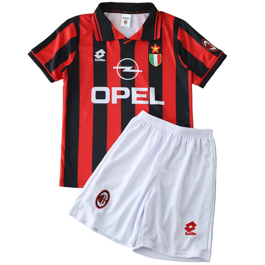 Equipamento Criança Retro AC Milan Principal 96/97