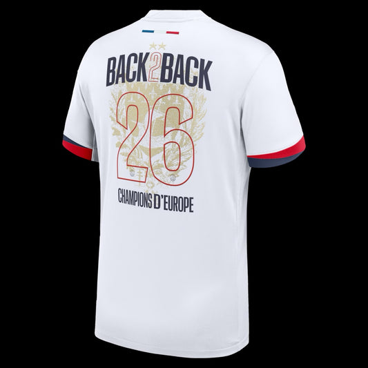 Camisola Paris Saint-Germain Alternativa 25/26 - Campeões da Europa