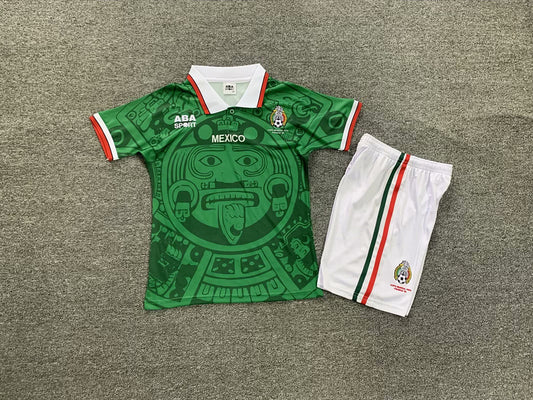 Retro México Equipamento Criança Principal 1998