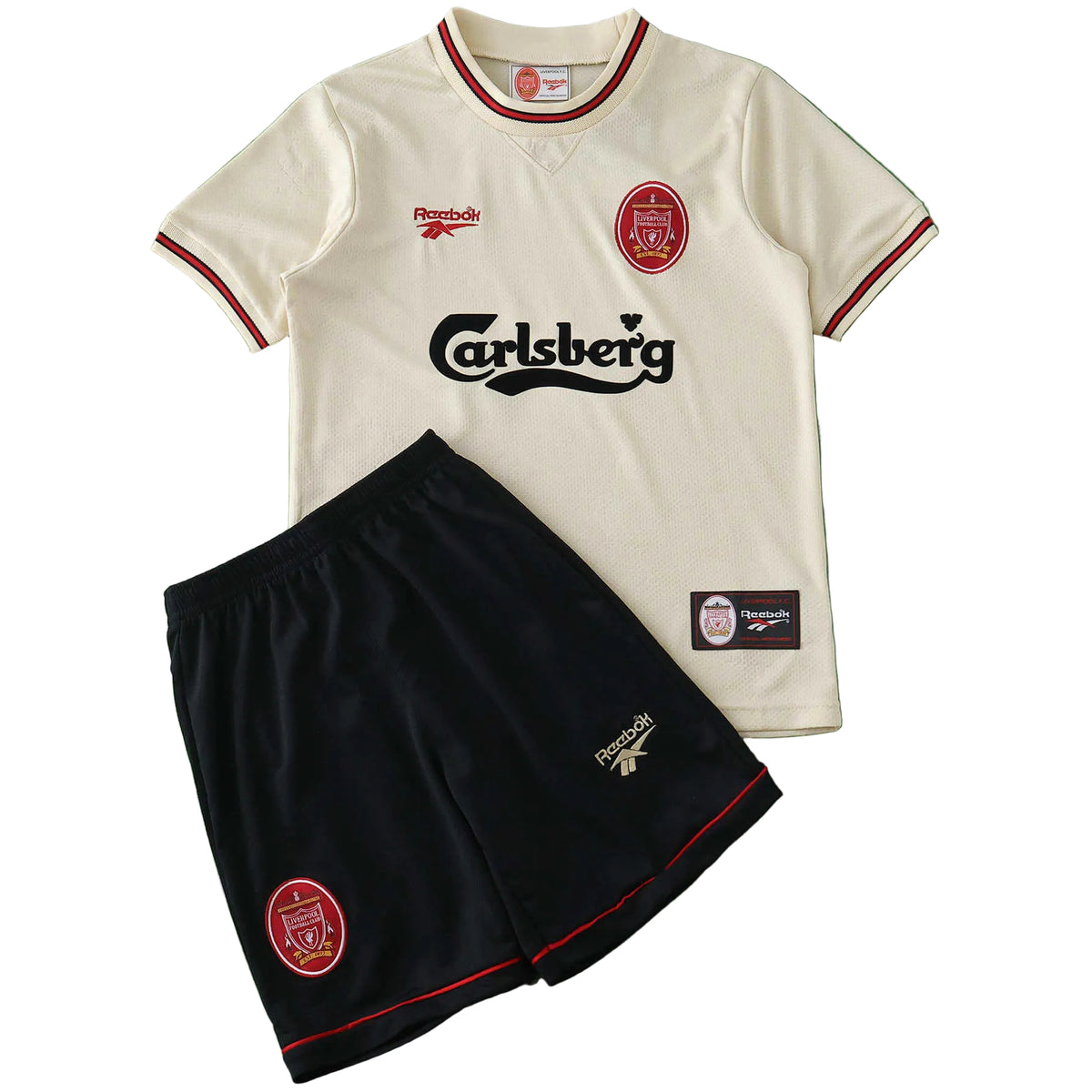 Equipamento Criança Retro Liverpool FC Alternativo 96/97