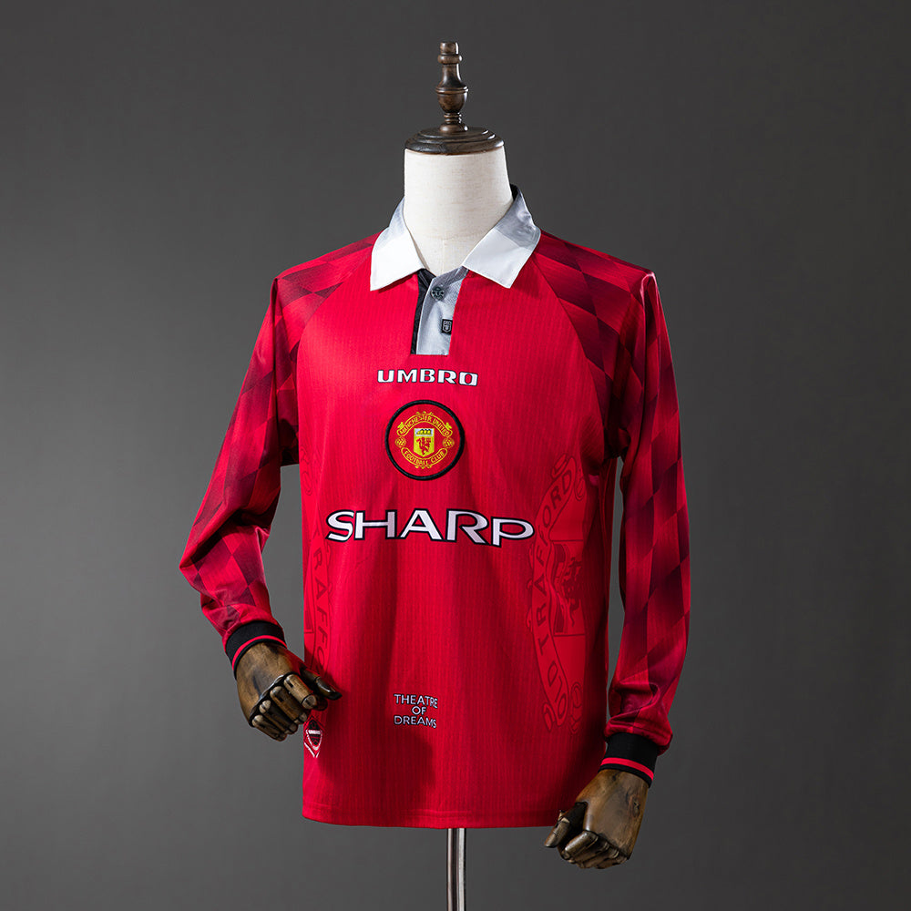 Camisola Retro Manchester United F.C. 96/97 Manga Comprida