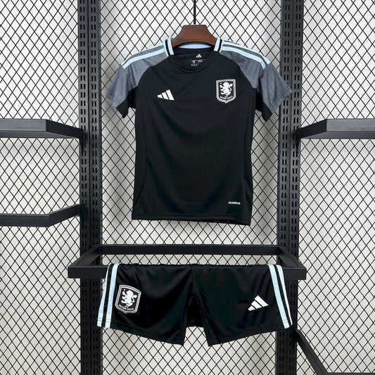Equipamento Criança Aston Villa Alternativo 25/26