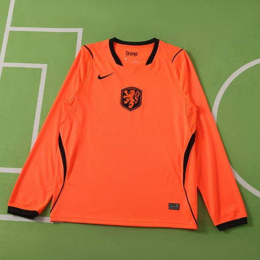 Camisola Holanda Principal 2026 Manga Comprida