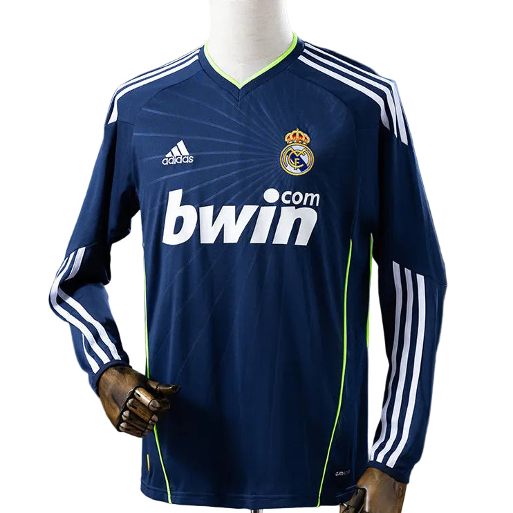 Camisola Retro Real Madrid CF Alternativa 10/11 Manga Comprida