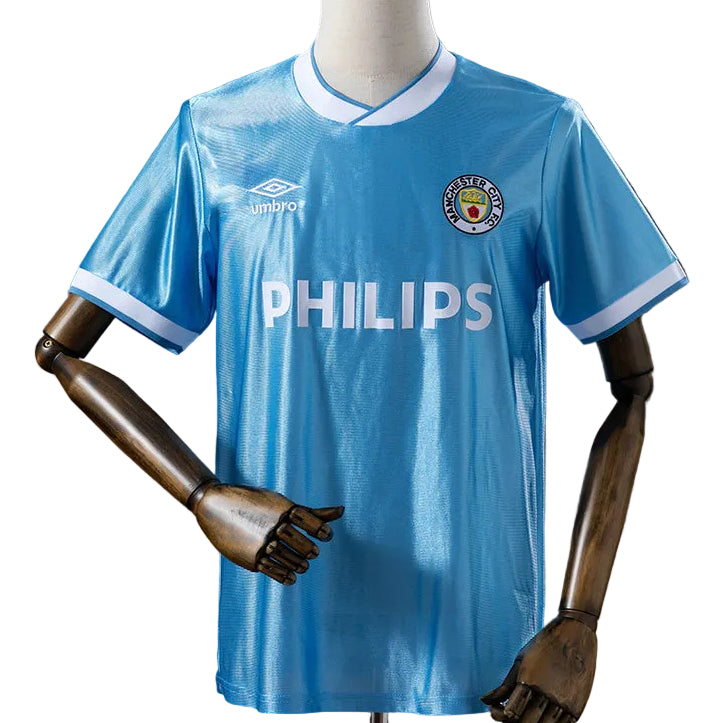 Camisola Retro Manchester City FC Principal 86/87