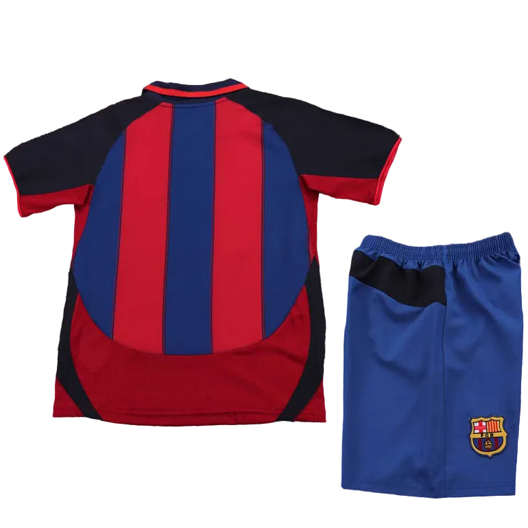 Equipamento Criança Retro FC Barcelona Principal 03/04