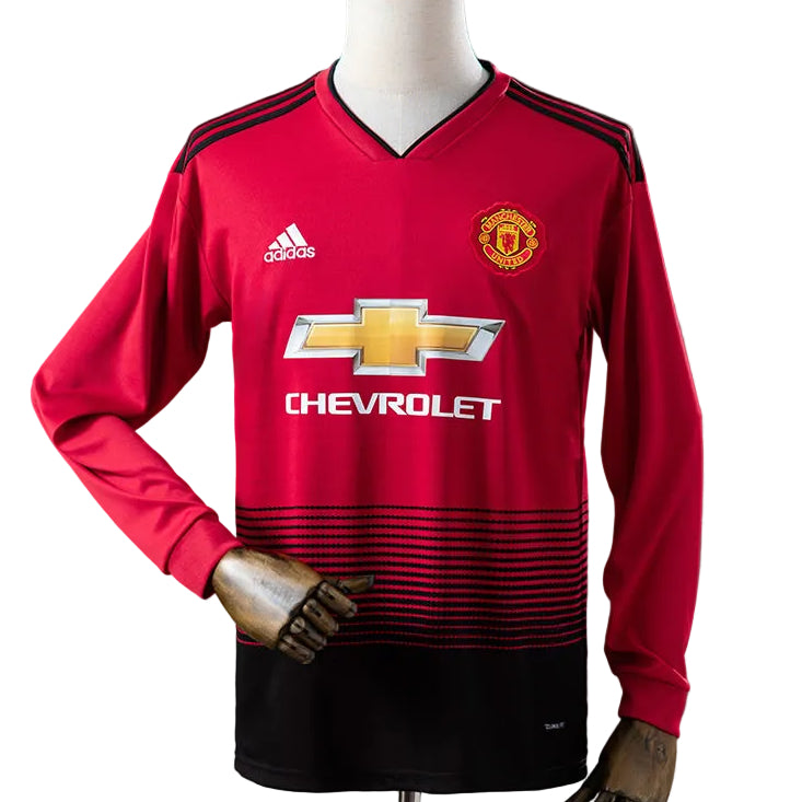 Camisola Retro Manchester United FC 18/19 Manga Comprida