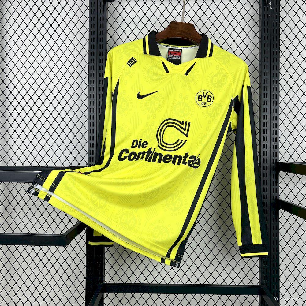 Borussia Dortmund Retro Principal 1996/97 Manga Comprida