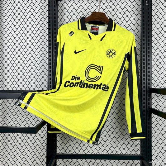 Borussia Dortmund Retro Principal 1996/97 Manga Comprida