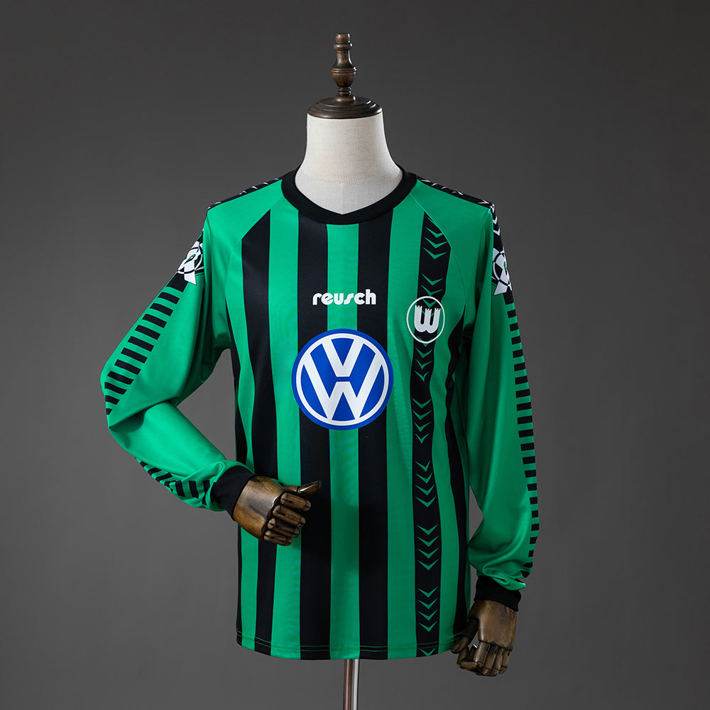 Camisola Retro Wolfsburg Alternativa 95/96 Manga Comprida