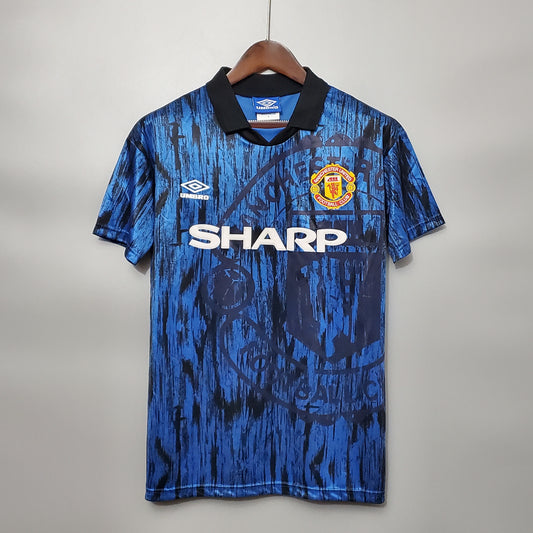 Camisola Retro Manchester United F.C. Alternativa 92/93