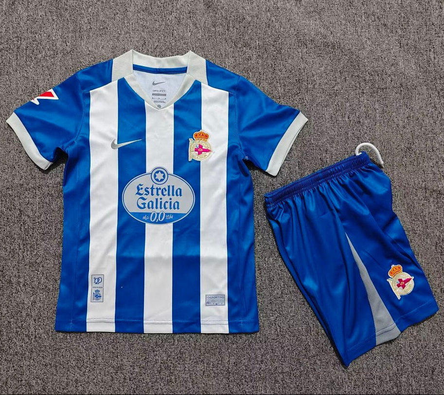 Equipamento Criança Deportivo la Coruna Principal 26/27