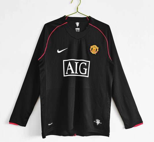 Retro Manchester United 2007/08 Manga Comprida