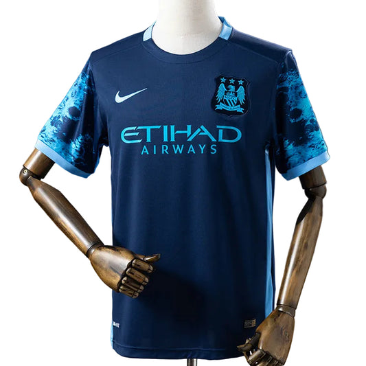 Camisola Retro Manchester City FC Alternativa 15/16