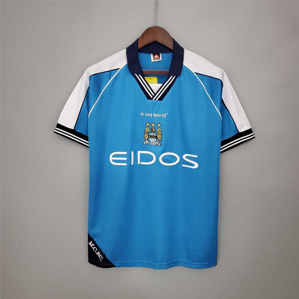 Camisola Retro Manchester City F.C. Principal 1999/01