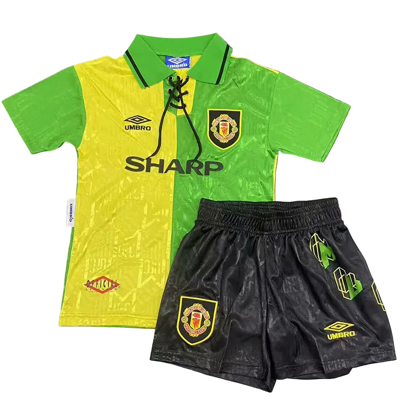 Equipamento Criança Retro Manchester United FC Alternativo 92/94