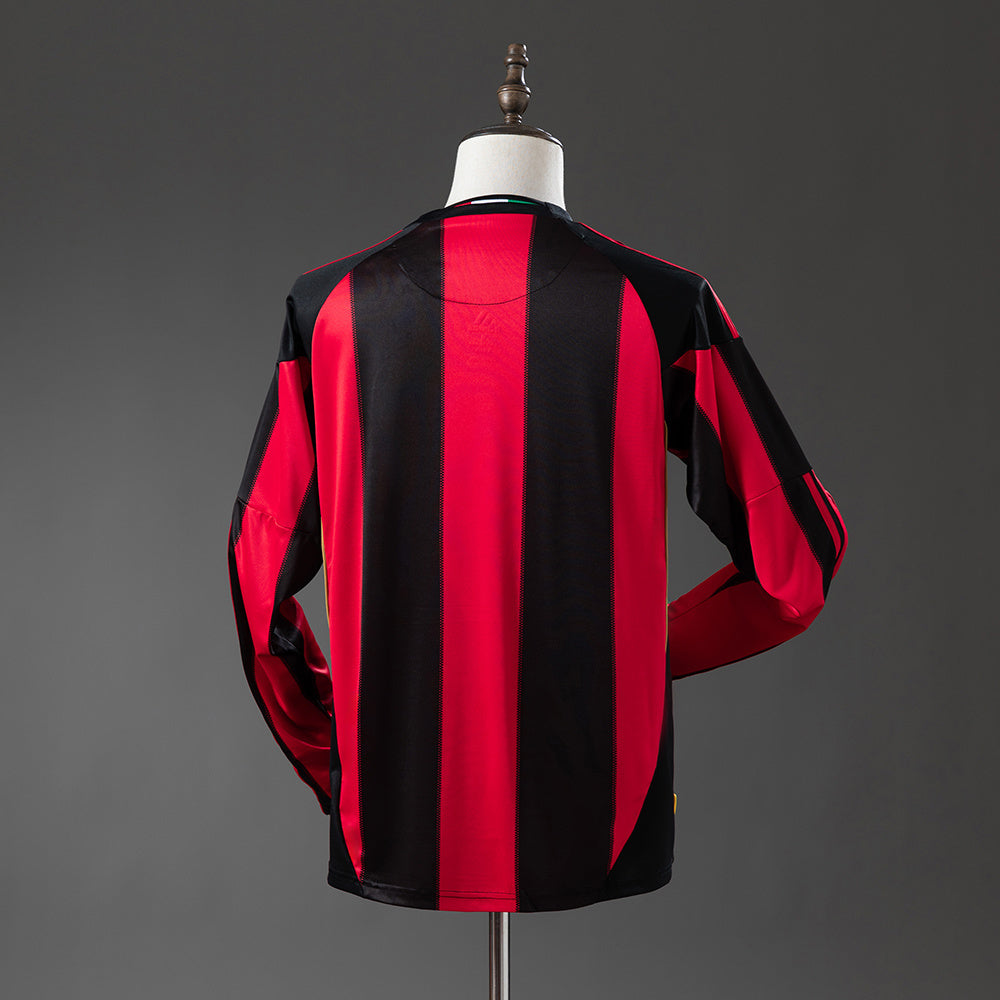 Retro AC Milan Principal 10/11 Manga Comprida