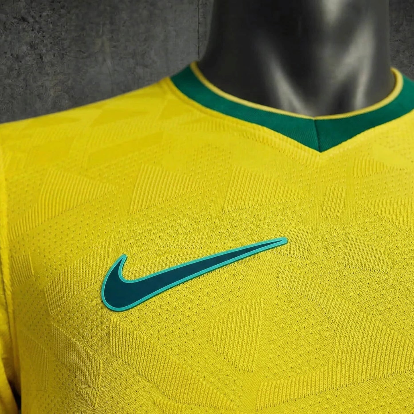 Camisola Brasil Principal 2026 - Versão Jogador Manga Comprida