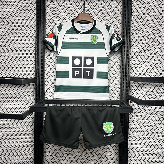 Retro Sporting Equipamento Criança Principal 2002