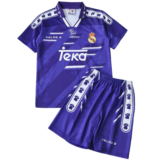 Equipamento Criança Retro Real Madrid CF Alternativa 95/96