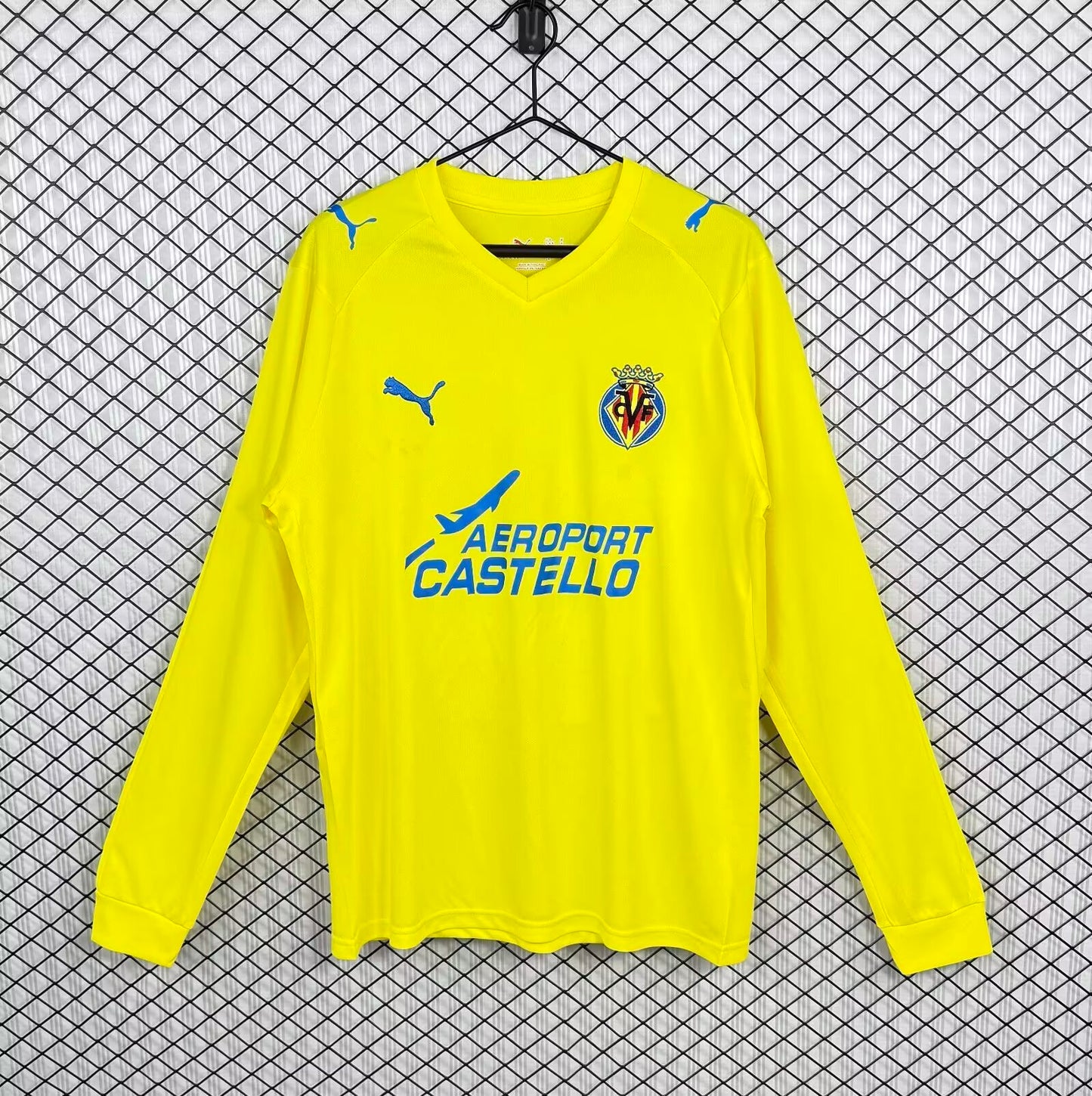 Camisola Retro Villarreal Principal 08/09 Manga Comprida