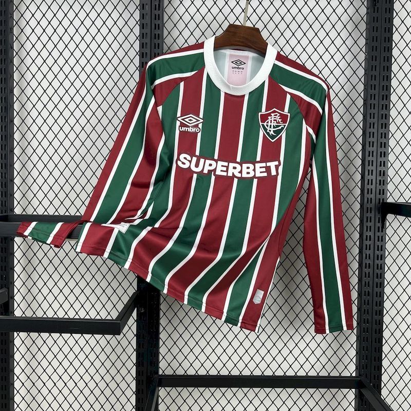 Camisola Fluminense Principal 2025 Manga Comprida