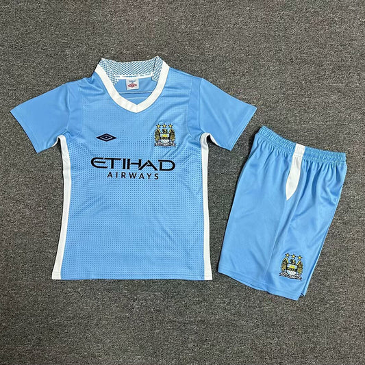 Equipamento Criança Retro Manchester City F.C. Principal 11/12
