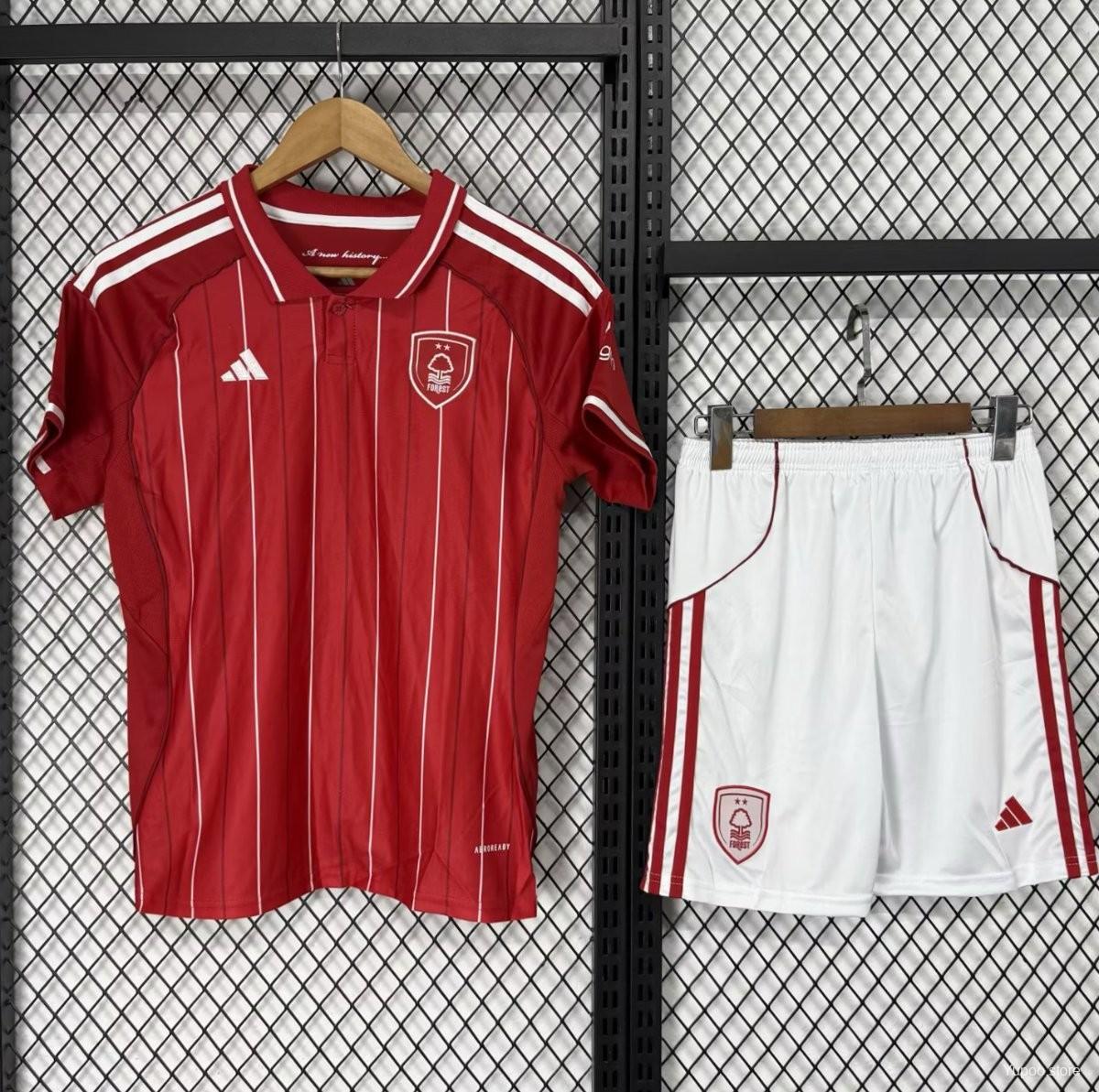 Equipamento Criança Nottingham Forest Principal 25/26