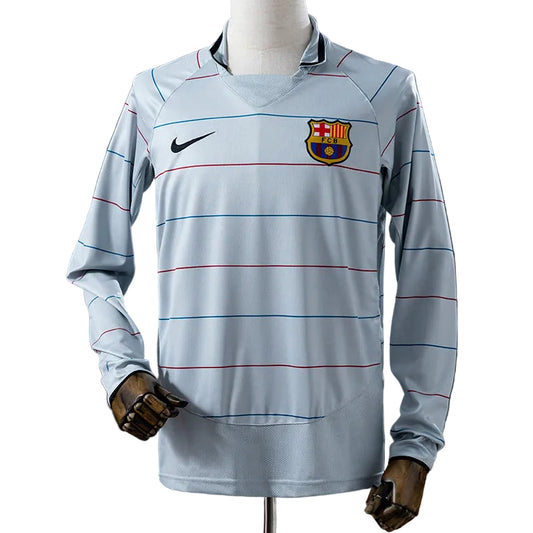 Camisola Retro FC Barcelona Alternativa 03/04 Manga Comprida