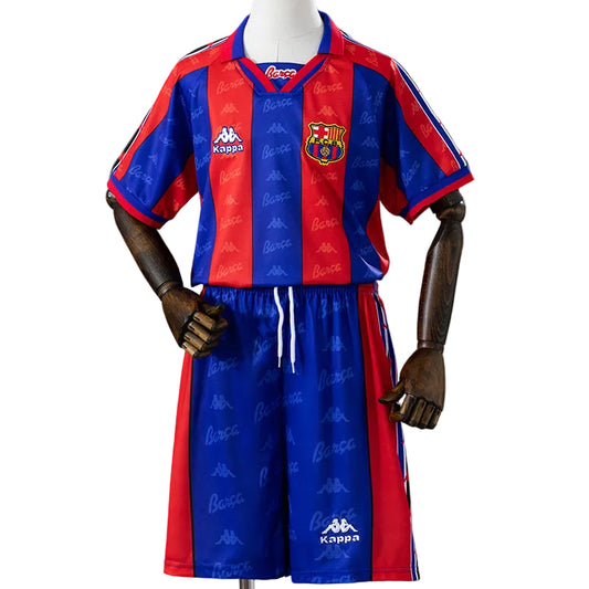 Equipamento Criança Retro FC Barcelona Principal 96/97