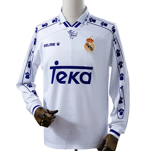 Camisola Retro Real Madrid CF Principal 95/96 Manga Comprida