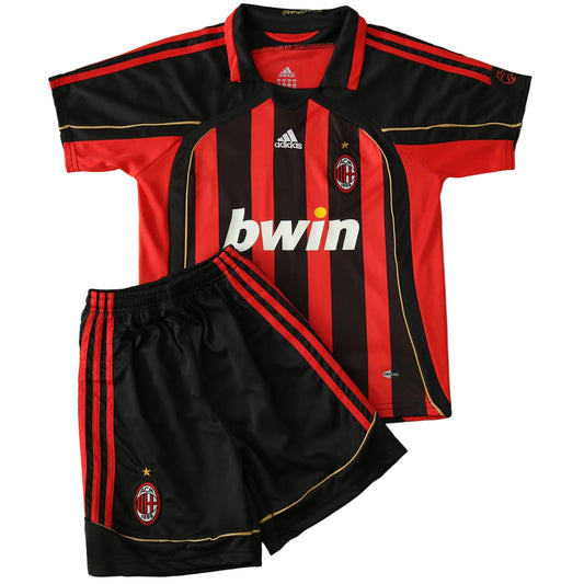 Equipamento Criança Retro AC Milan Principal 06/07