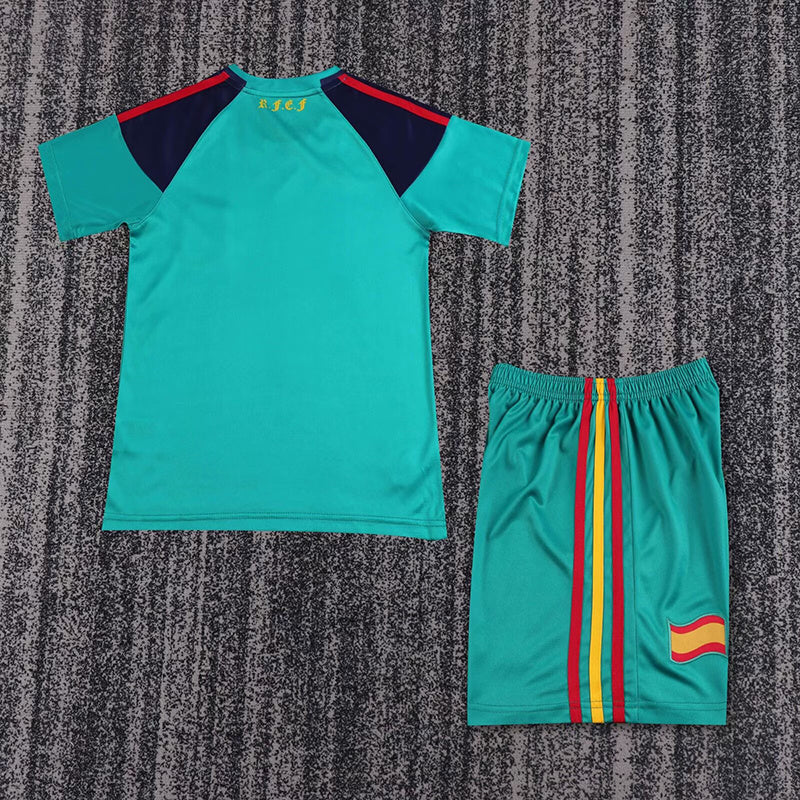 Retro Espanha Equipamento Criança Guarda-Redes 2010