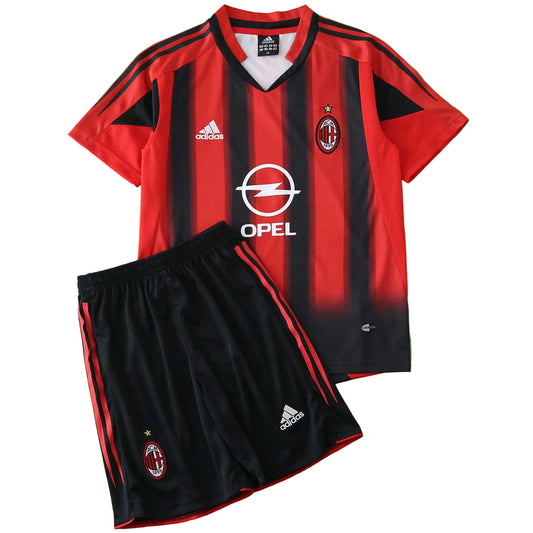 Equipamento Criança Retro AC Milan Principal 04/05