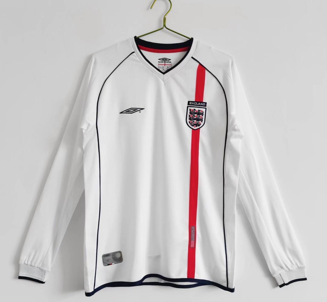Retro Inglaterra 2002 Manga Comprida